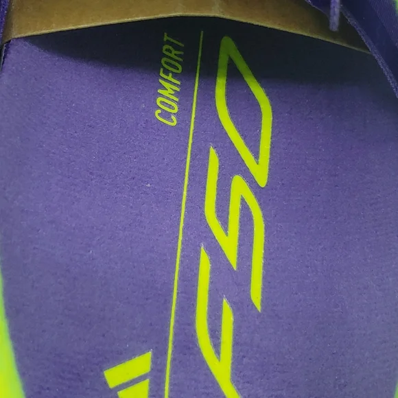 $270 Adidas F50 Elite SG Soccer Cleats Purple Green